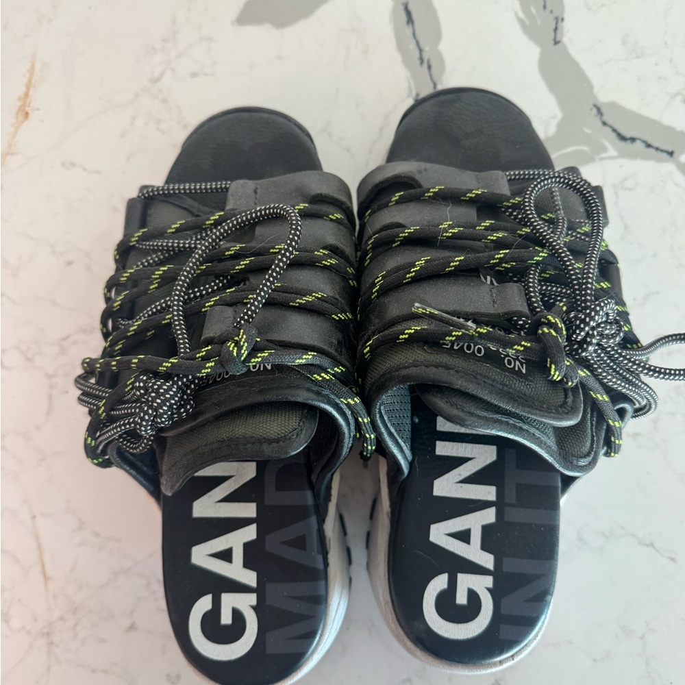 Ganni sporty slide sandals